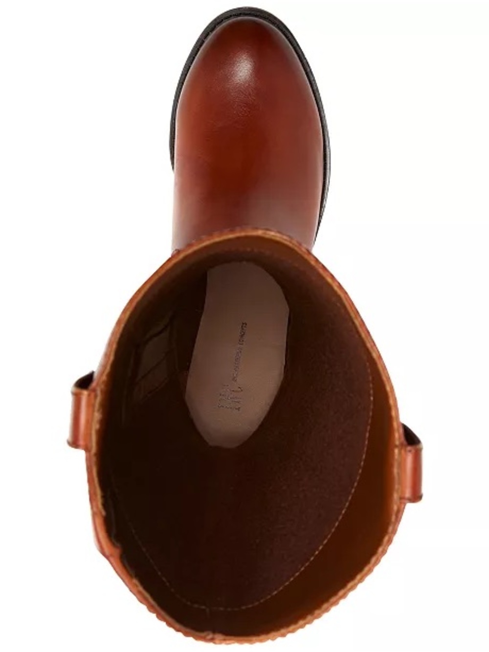 I.N.C International Concepts Fawne Leather Knee High Boots-Cognac Leather 8.5 XW - Picture 5 of 6